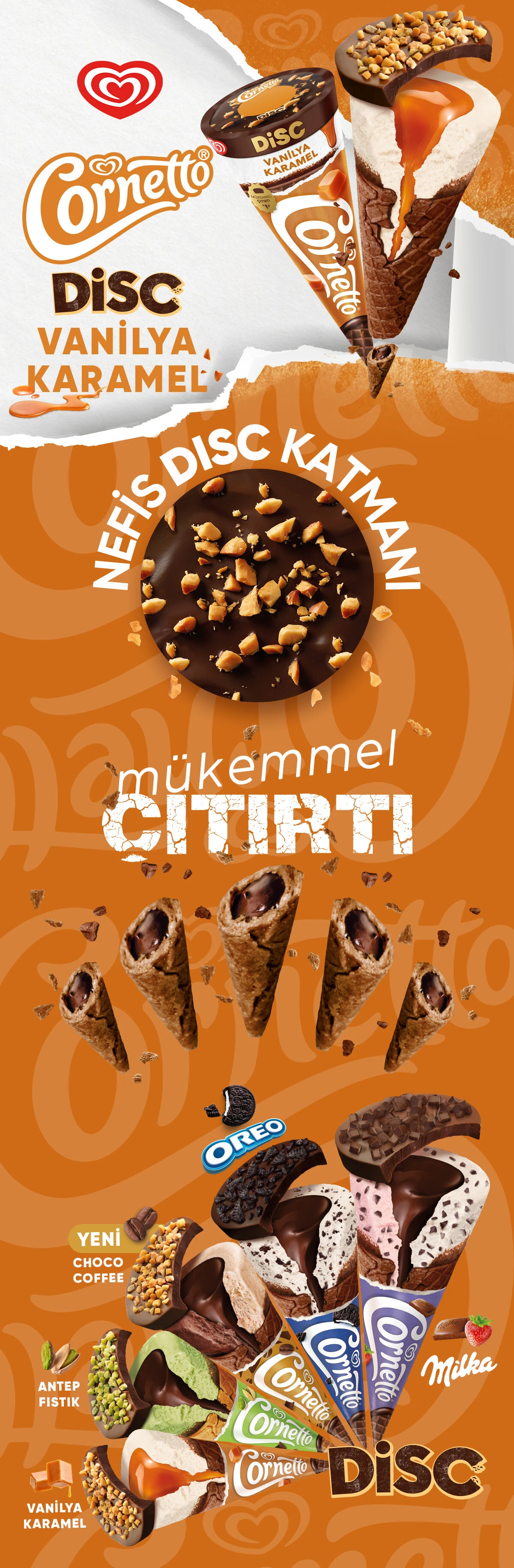 Cornetto Disc Çeşitleri